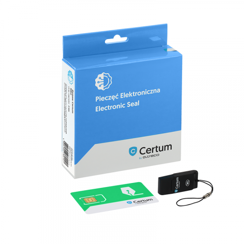 Pieczęć elektroniczna Certum Mini